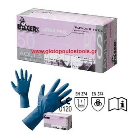 Γάντια μιάς χρήσεως latex PRO AQL 1.5