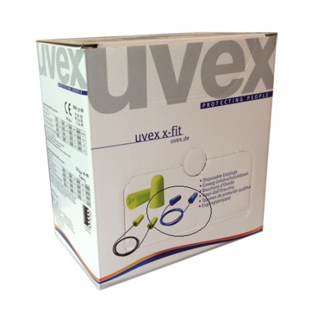 Ωτοβύσματα με κορδόνι uvex x-fit 2112 011