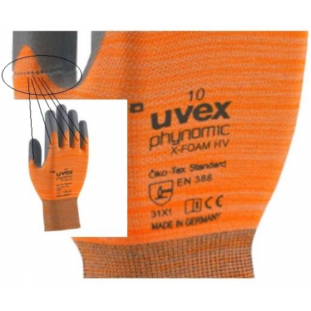 Γάντια uvex phynomic x-foam XV αποσπώμενα.